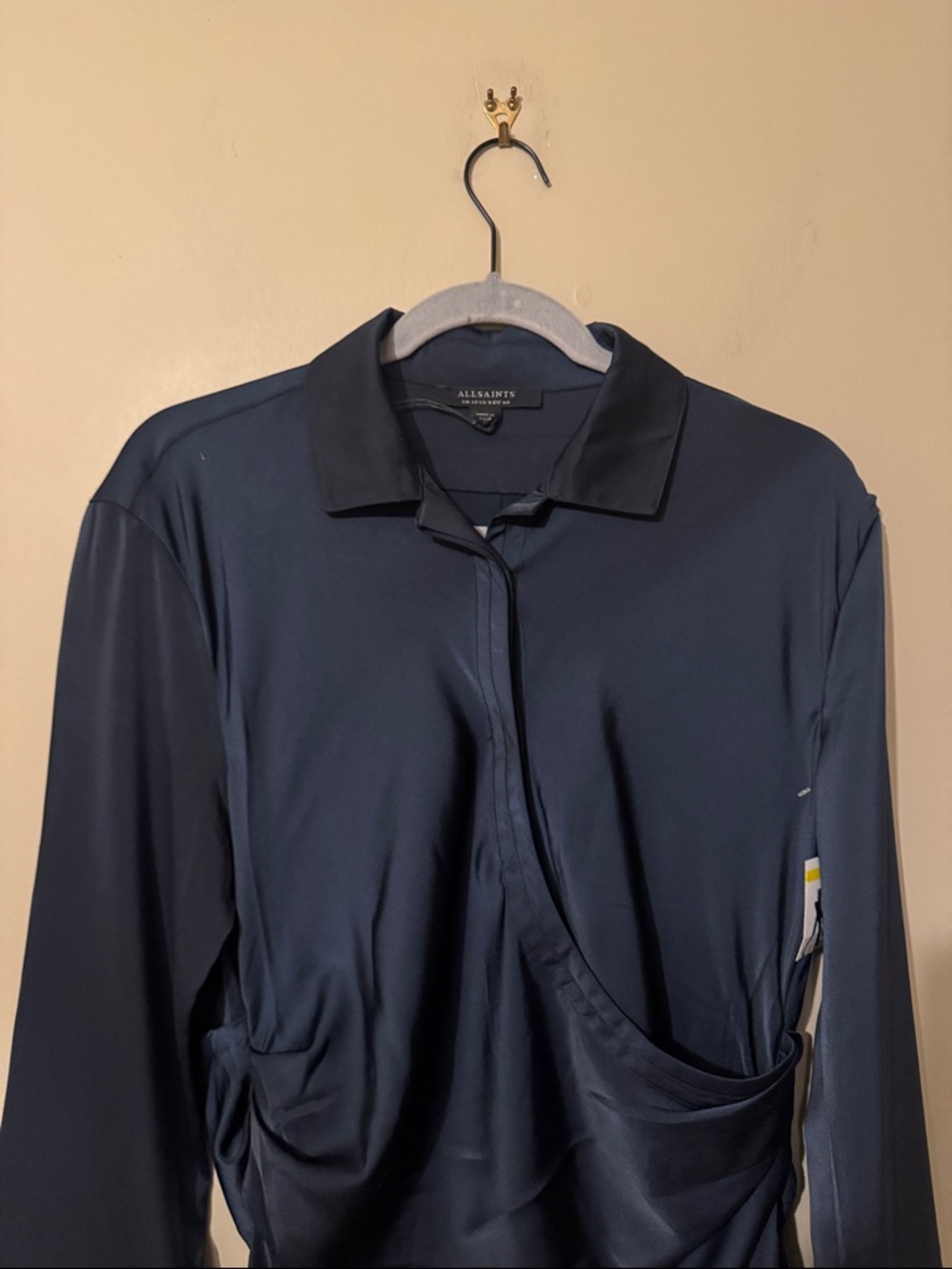 NWT- ALL SAINTS Tira Mini Dress, Collegiate Blue, US8 - Picture 7 of 12